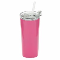 HD Designs Outdoors Double Wall Vacuum Stainless Steel Tumbler - Pink Perspective: Main