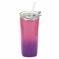 HD Designs Outdoors Double Wall Vacuum Stainless Steel Tumbler - Pink/Purple Perspective: Main