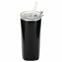HD Designs Outdoors Double Wall Vacuum Stainless Steel Tumbler - Black Perspective: Main