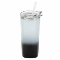 HD Designs Outdoors Doulbe Wall Vacuum Stainless Steel Tumbler - White/Black Perspective: Main