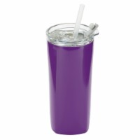 HD Designs Outdoors Double Wall Vacuum Stainless Steel Tumbler - Purple Perspective: Main