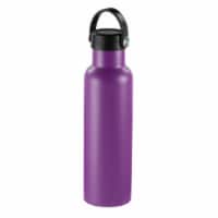 HD Designs Double Wall Vacuum Stainless Steel Purple Water Bottle - 20 oz Perspective: Main