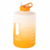 HD Designs Outdoors Gallon-A-Day Water Jug - White/Orange