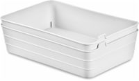 Everyday Living White Rectangular Storage Baskets