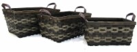 HD Designs® Chipwood Rectangle Basket with Handles Perspective: Main