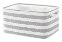 Everyday Living Fabric Large Tote - Gray & White Perspective: Main