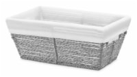 Everyday Living Twisted Paper Small Shelf Tote - Gray Perspective: Main