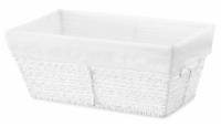 Everyday Living Twisted Paper Small Shelf Tote - White Perspective: Main