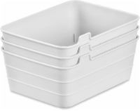 Everyday Living Rectangular Storage Baskets - White
