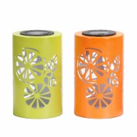 HD Outdoor Designs® Sliced Metal Fruit Solar Lantern Perspective: Main