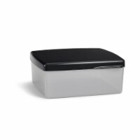 Kroger® Solid Sandwich Container - Black Perspective: Main