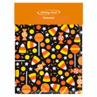 Holiday Home Candy Toss Vinyl Tablecloth Perspective: Main