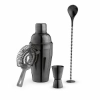 Fred Meyer Gunmetal Barware Set - Black Perspective: Main