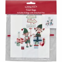 Holiday Home™ Treat Bags with Attached Ties - Elves Perspective: Main