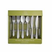 Dash of That® Parker Collection Box Flatware Set with Caddy - 42 Piece Perspective: Main