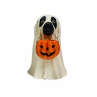 Holiday Home Ghost Dog with Pumpkin Perspective: Main