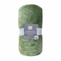 HD Designs Oversized Palm Throw Blanket - Green Perspective: Main