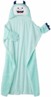 Holiday Home Hooded Yeti Throw Blanket Perspective: Main