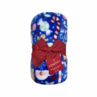 Holiday Home® Christmas Microplush Throw Candy Wishes