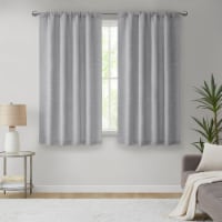 HD Designs Besset Light Filtering Window Panel - Grey