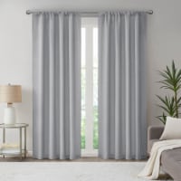 HD Designs Besset Light Filtering Window Panel - Grey