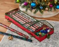 Holiday Home Hanging Gift Wrap Organizer Perspective: Main