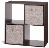 Everyday Living 4 Cube Organizer - Espresso