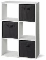 Everyday Living 6 Cube Organizer - White