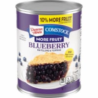 Duncan Hines Comstock More Fruit Blueberry Pie Filling And Topping Perspective: Main