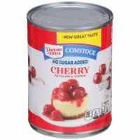 Duncan Hines Comstock No Sugar Added Cherry Pie Filling And Topping Perspective: Main