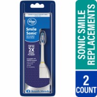 Kroger® Smile Sonic® Electric Toothbrush Replacement Brush Heads Perspective: Main