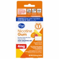 Kroger® Coated Fruit Wave Nicotine Gum 4mg