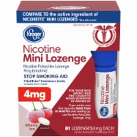 Kroger® Cherry Ice Nicotine Mini Lozenges 4mg