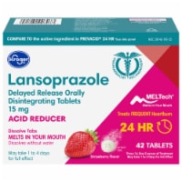 Kroger® Strawberry Flavor Lansoprazole Acid Reducer Tablets