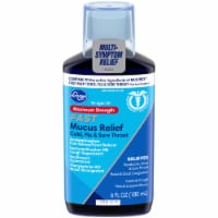 Kroger® Fast Mucus Relief Maximum Strength Cold Flu & Sore Throat Liquid Perspective: Main