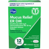 Kroger® Mucus Relief ER DM Expectorant & Cough Tablets