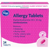 Kroger® Allergy Relief Antihistamine Tablets 25mg Perspective: Main