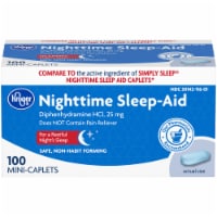 Kroger® Nighttime Sleep Aid Mini-Caplets 25 mg Perspective: Main