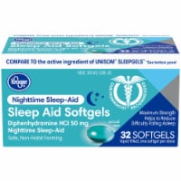 Kroger® Nighttime Sleep Aid 50mg Softgels Perspective: Main