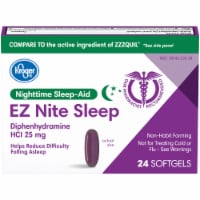 Kroger® EZ Nite Sleep Nighttime Sleep-Aid Softgels 25mg