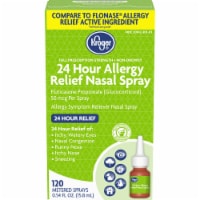 Kroger® 24 Hour Allergy Relief Nasal Spray Bottle Perspective: Main
