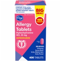 Kroger® Allergy Relief Antihistamine Tablets 25mg Perspective: Main