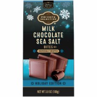 Private Selection® Milk Chocolate Sea Salt Bites Holiday Candy Bar Perspective: Main