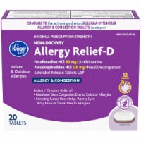 Kroger® Non-Drowsy Allergy Relief-D Tablets 120mg Perspective: Main