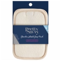 Pretty Savvy® Bamboo Exfoliating Loofah Soap Pouch