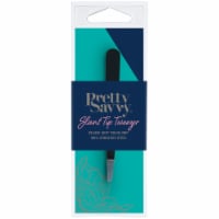 Pretty Savvy™ Slant Tip Deluxe Soft Touch Tweezers Perspective: Main