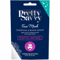 Pretty Savvy Exfoliating Charcoal & Black Sugar Face Mask