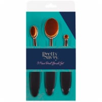 Pretty Savvy Oval Brush Set