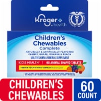 Kroger® Kids' Health Complete Animal Shaped Tablet Vitamins