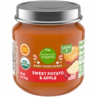 Simple Truth Organic® Sweet Potato and Apple Stage 1 Baby Food Puree Jar